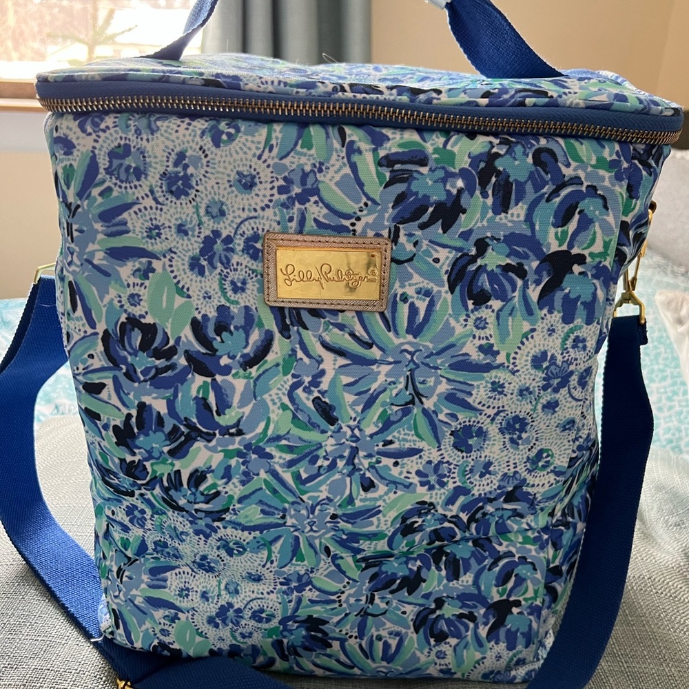 Lily Pulitzer tall cooler bag